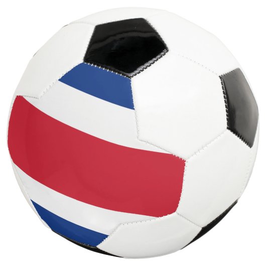 Costa Rica Flag Voetbal (Drie kwart)