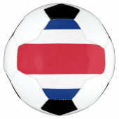 Costa Rica Flag Voetbal (Voorkant)