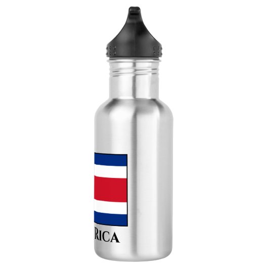 Costa Rica Flag Waterfles (Rechts)