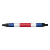 Costa Rica Flag Zwarte Inkt Pen (Voorkant)