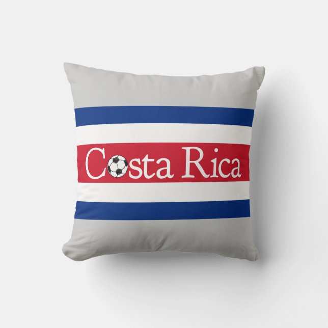 Costa Rica Football Kussen (Voorkant)