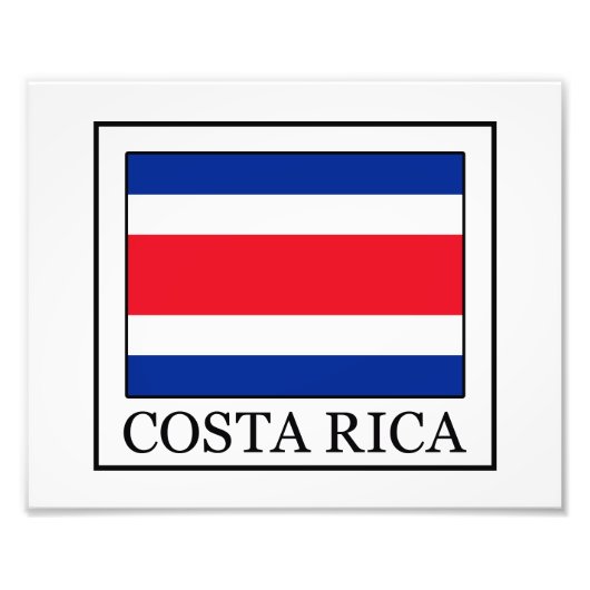 Costa Rica Foto Afdruk (Voorkant)