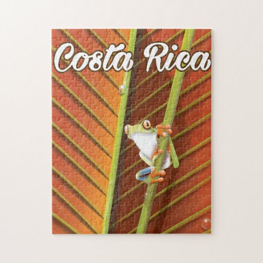 Costa Rica Gifkikker reisposter Legpuzzel (Verticaal)