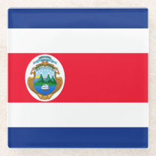 Costa Rica Glazen Onderzetter