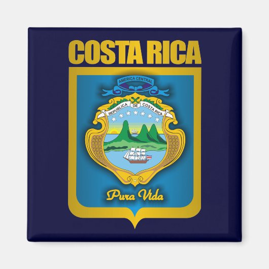 "Costa Rica Gold" cadeau-ideeën Magneet (Voorkant)
