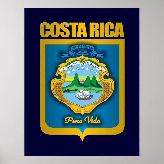 "Costa Rica Gold" Posters en Prints (Voorkant)
