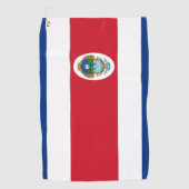 Costa Rica Golfhanddoek (Voorkant)