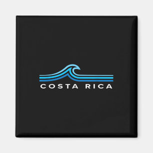 Costa Rica golven vintage heren dames meisjes jong Magneet