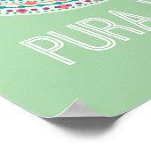 Costa Rica Green Sloth Mandala Art Print (Hoek)