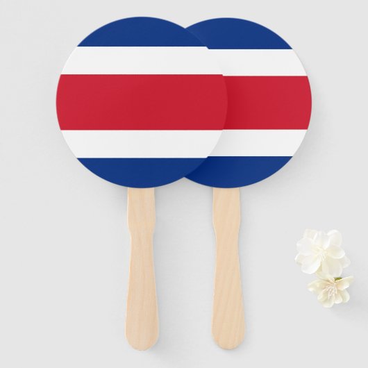 Costa Rica Handwaaier (Voorkant en achterkant)