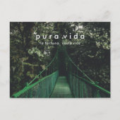 Costa Rica Hanging Bridges Canopy Briefkaart (Voorkant)