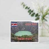 Costa Rica - Irazù Volcano - Briefkaart (Staand voorkant)