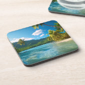 Costa Rica Island Paradise  Bier Onderzetter (Linkerzijde)