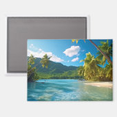 Costa Rica Island Paradise Magneet (Voorkant / Achterkant)