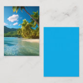 Costa Rica Island Paradise  Notitiekaartje (Voorkant / Achterkant)