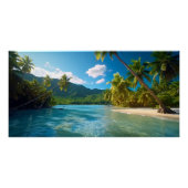 Costa Rica Island Paradise Perfect Poster (Voorkant)