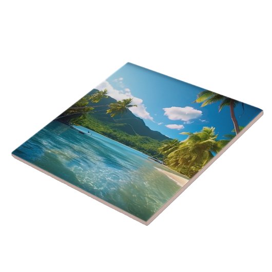 Costa Rica Island Paradise  Tegeltje (Zijkant)