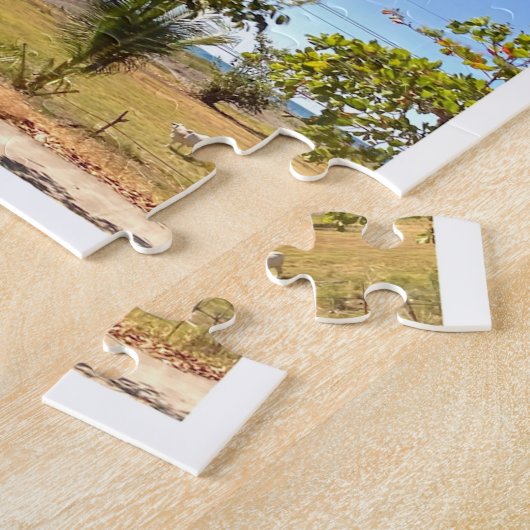 Costa Rica Jigzaag Puzzle Legpuzzel (Zijkant)