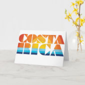 Costa Rica Kaart (Gele Bloem)