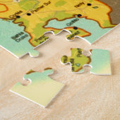 Costa Rica Kaart 11x14 Puzzel (Zijkant)