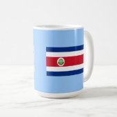 Costa Rica kaart en vlag Koffiemok (Voorkant rechts)