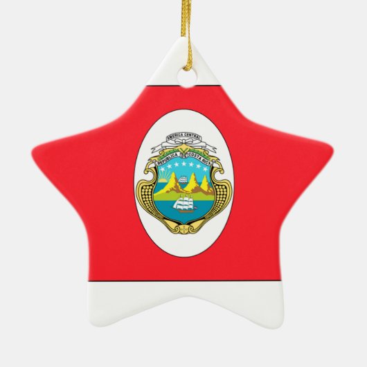 Costa Rica Keramisch Ornament (Achterkant)