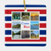 Costa Rica Keramisch Ornament (Voorkant)