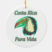 Costa Rica Keramisch Ornament (Achterkant)