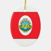 Costa Rica Keramisch Ornament (Voorkant)