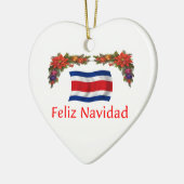 Costa Rica Kerstmis Keramisch Ornament (Links)