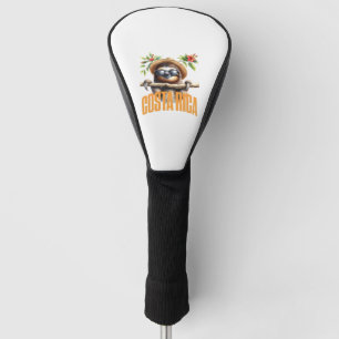 Costa Rica koele luiaard Klassiek T-shirt Golfheadcover