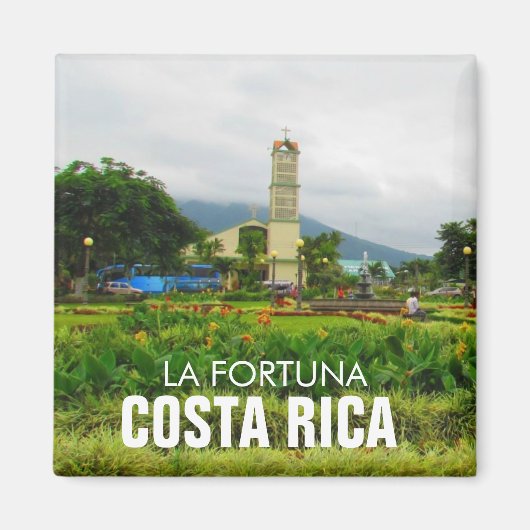 Costa Rica La Fortuna Magnet (Voorkant)
