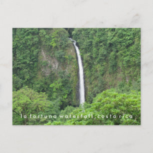 Costa Rica La Fortuna Waterfall Briefkaart