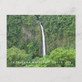 Costa Rica La Fortuna Waterfall Briefkaart (Voorkant)