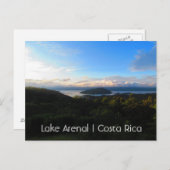 Costa Rica Lake Arenal Briefkaart (Voorkant / Achterkant)