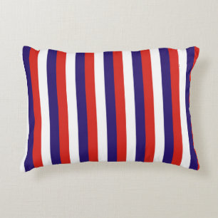 Costa Rica laos vlag strepen blauw rood wit patroo Accent Kussen