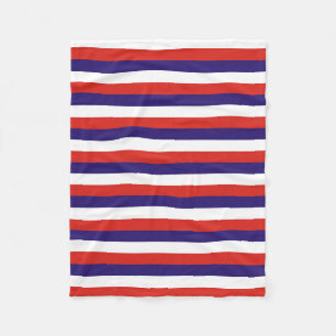 Costa Rica laos vlag strepen blauw rood wit patroo Fleece Deken