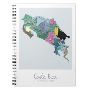 Costa Rica-laptop Notitieboek