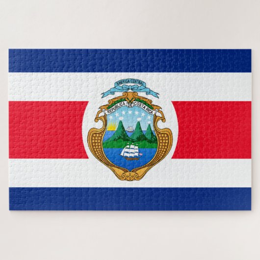 Costa Rica Legpuzzel (Horizontaal)
