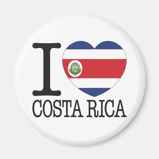 Costa Rica Liefde v2 Magneet (Voorkant)