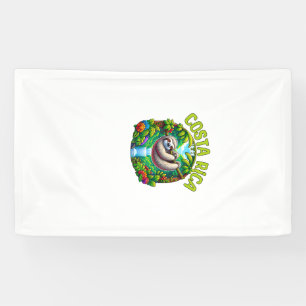Costa Rica luiaard - Tropisch regenwoud Waterval T Spandoek