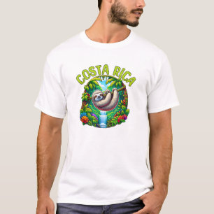 Costa Rica luiaard - Tropisch regenwoud Waterval T T-shirt