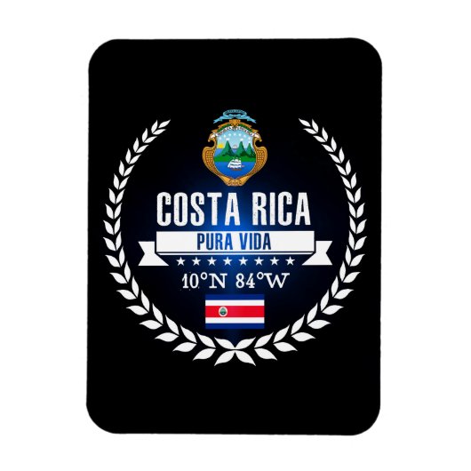 Costa Rica Magneet (Verticaal)