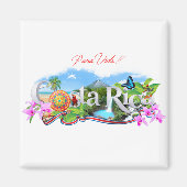 Costa Rica Magneet (Voorkant)