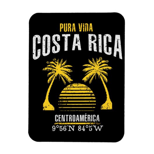 Costa Rica Magneet (Verticaal)