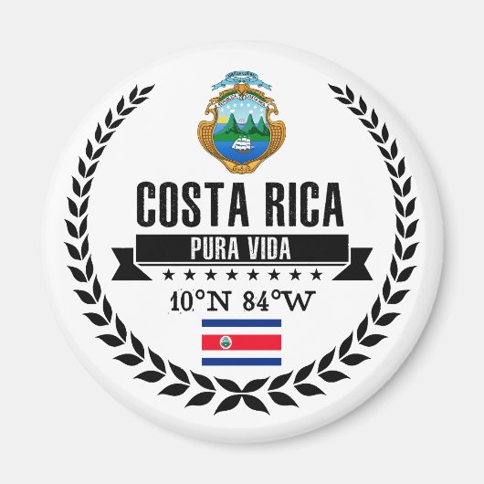 Costa Rica Magneet (Voorkant)