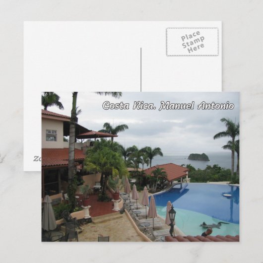 Costa Rica. Manuel Antonio Briefkaart (Voorkant / Achterkant)