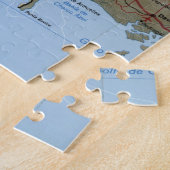 Costa Rica Map (1991) Legpuzzel (Zijkant)