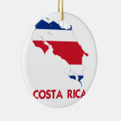 COSTA RICA MAP KERAMISCH ORNAMENT (Rechts)