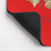 Costa Rica Map Mousepad Muismat (Hoek)